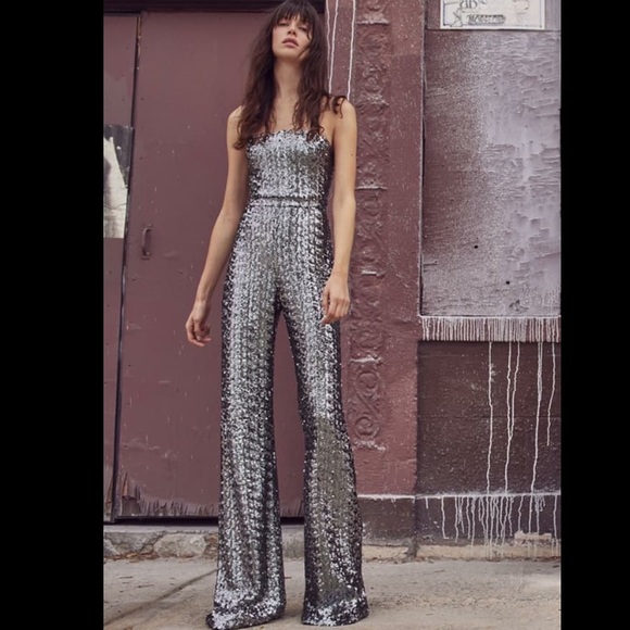 Alexis Carleen Strapless Sequin Jumpsuit - Picture 3 of 3